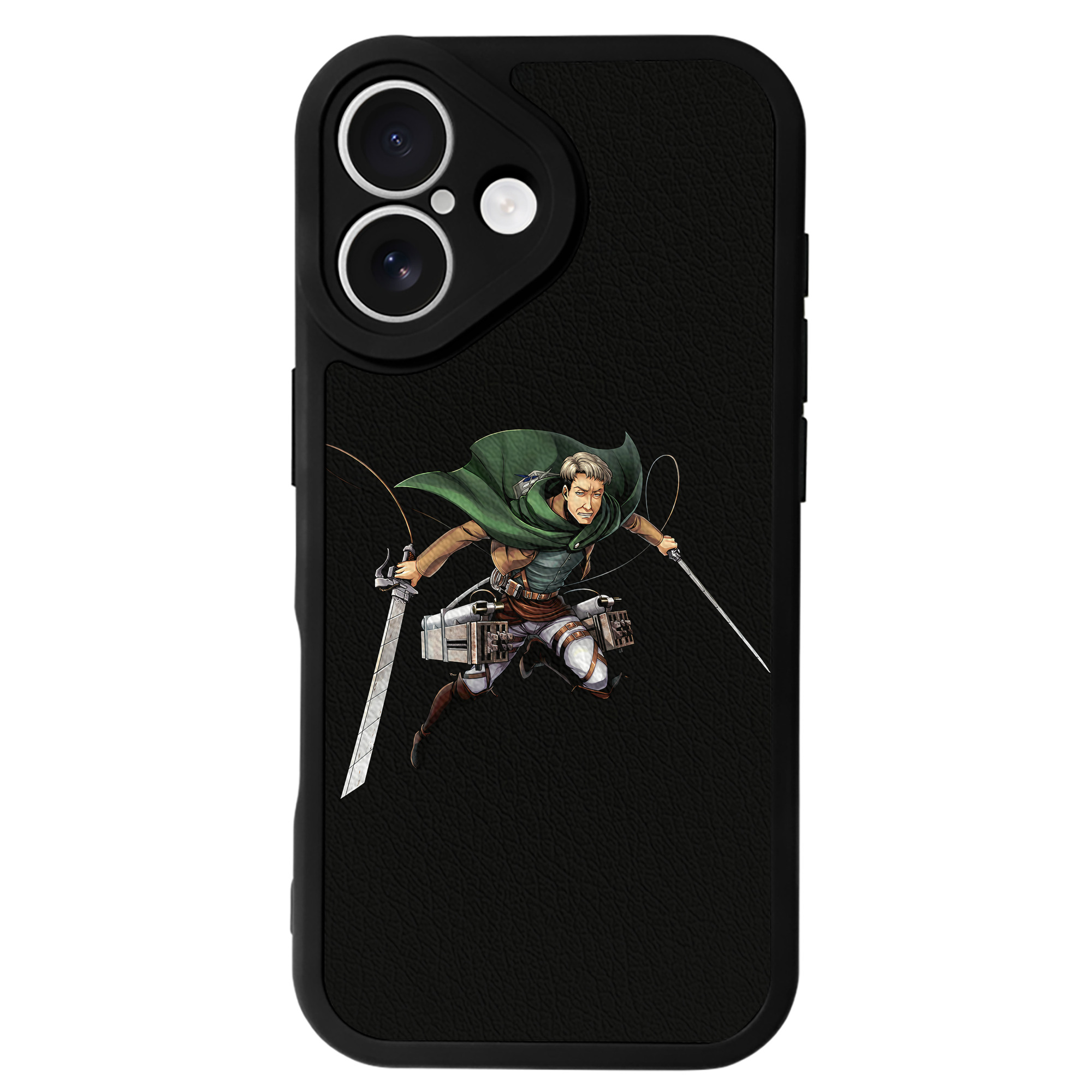 （画像用） 進撃の巨人 Attack on Titan 【iPhone 16シリーズ対応】シリコンスマホケース（レザー調） 材質：シリコン
